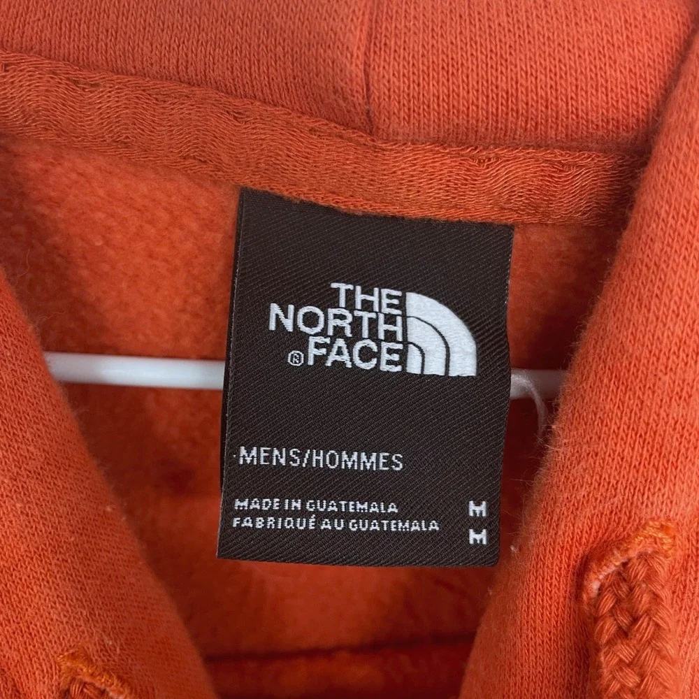 Orange The‎ North Face Hoodie Medium Double Sided Never Stop Exploring Outdoors